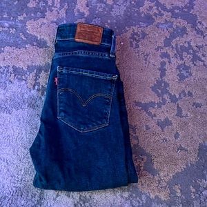 high rise levi jeans